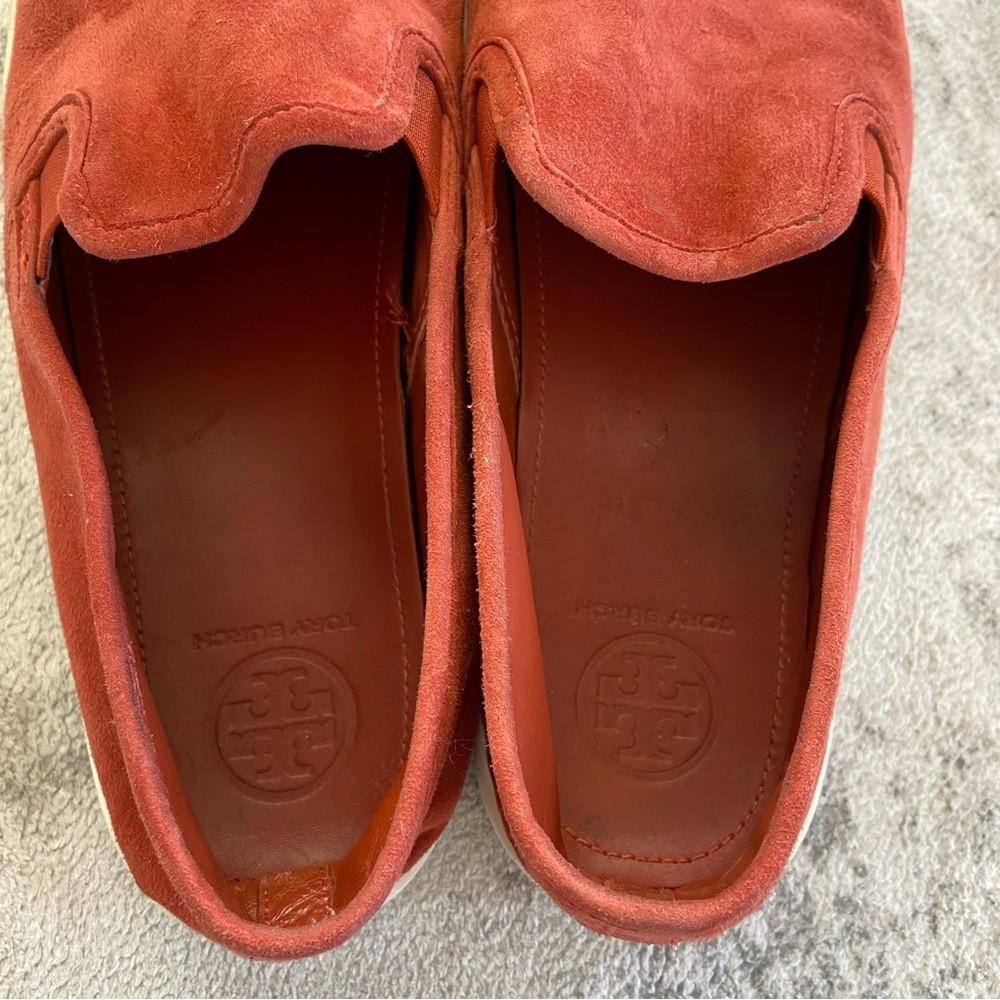 Tory Burch Red‎ Ochre Max Slip-On Women’s Sneaker Size 11 M - Picture 4 of 9